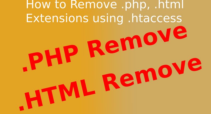 Remove Htaccess